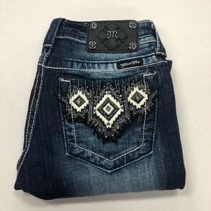 HOST PICK NWT Tribal Design Miss Me Skinny Jean ⚡️